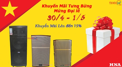 Tưng Bừng Khuyến Mãi Mừng Ngày Đại Lễ 30/4 - 1/5