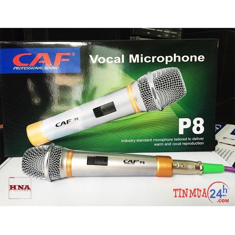 MICRO KARAOKE CAF CA-P8 |MICRO CÓ DÂY CHÍNH HÃNG GIÁ RẺ