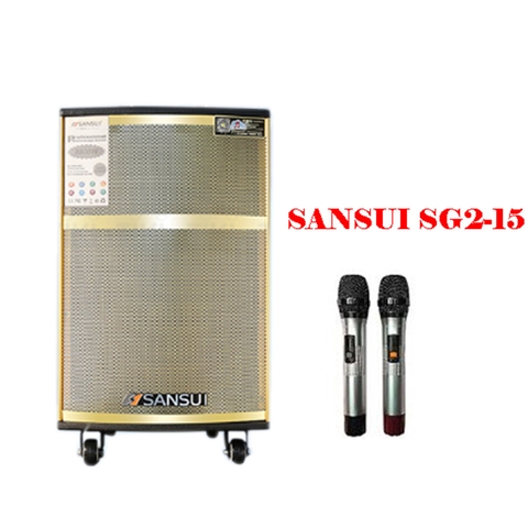 LOA KÉO DI ĐỘNG KARAOKE SANSUI SG2-15