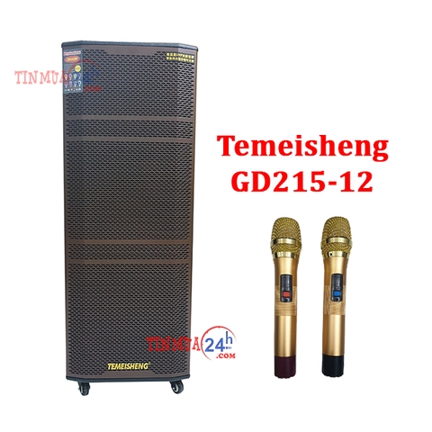 LOA KÉO KARAOKE DI ĐỘNG CÔNG SUẤT KHỦNG TEMEISHENG GD 215-12