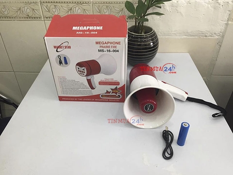 Loa Phóng Thanh Cầm Tay Megaphone MS-16-003 và 004