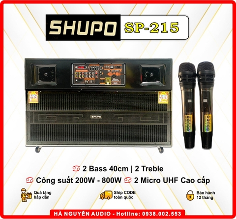 Loa Kéo Tủ Nằm Ngang Shupo SP 215