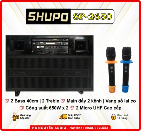 Loa kéo tủ điện ngang 2 kênh SP - 2650