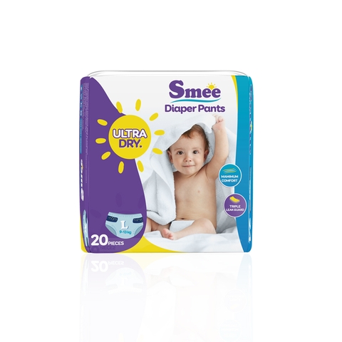 Tã quần trẻ em SMEE cỡ L - 20 (Bé từ 9-13kg)