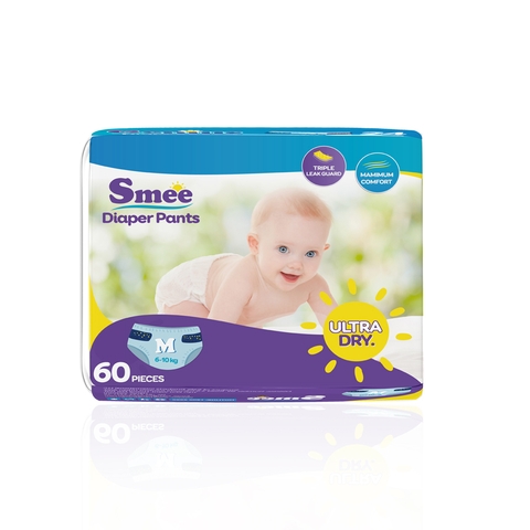 Tã quần trẻ em SMEE cỡ M - 60 (Bé từ 6-10kg)