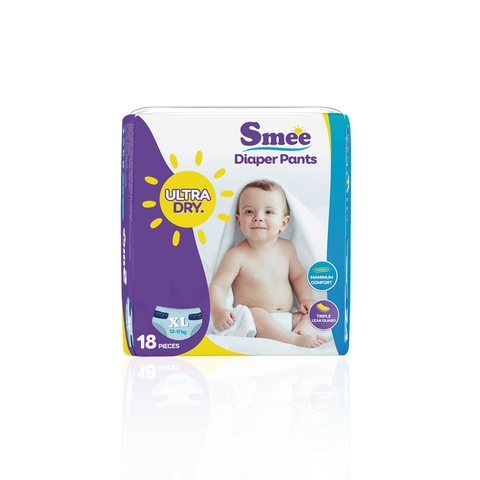 Tã quần trẻ em SMEE cỡ XL - 18 (Bé từ 12-17kg)