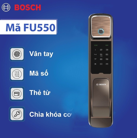 Khóa Vân Tay Bosch FU550