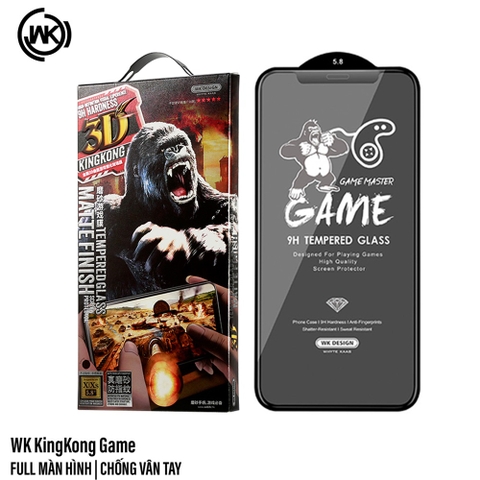 Cường lực WK King Kong 3D nhám chuyên game dành cho iPhone