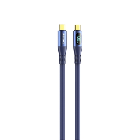 Cáp sạc type-C to type-C Remax RC-C032 hỗ trợ PD 100W có LCD báo dòng sạc