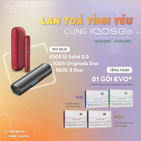 LAN TOẢ YÊU THƯƠNG CÙNG IQOS Go