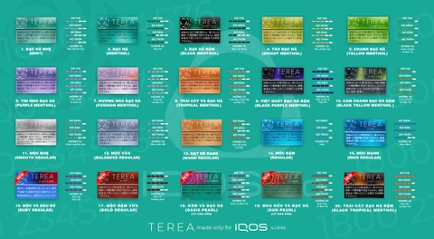 19 VỊ THUỐC TEREA NHẬT NGON, CAO CẤP NHẤT