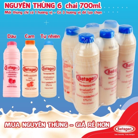 Sữa lên men Cam Betagen chai 700ml