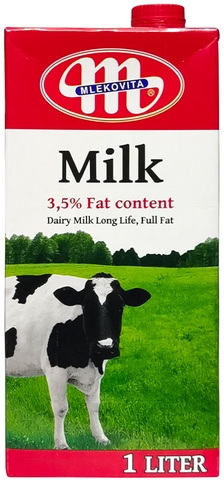 Sữa Tươi MLEKOVITA Nguyên Kem 3.5% Fat