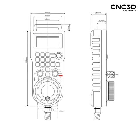 Tay Quay Mach3 USB LHB04B-4 LHB04B-6 XHC  Chính Hãng