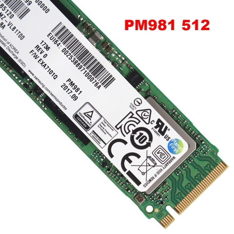 PM981(M2 NVMe ~ 970 EVO) 512