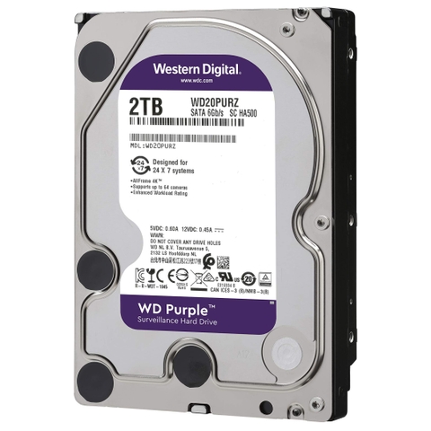 Ổ cứng HDD 2TB Western Digital WD Purple (Chuyên Camera)