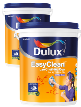 SƠN NỘI THẤT DULUX EASYCLEAN LAU CHÙI HIỆU QUẢ