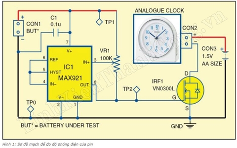 Mạch đo lường Xả PIN