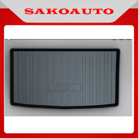 Lót cốp nhựa xe Wigo 2023 - 2025 | Chất liệu dễ vệ sinh, không thấm nước