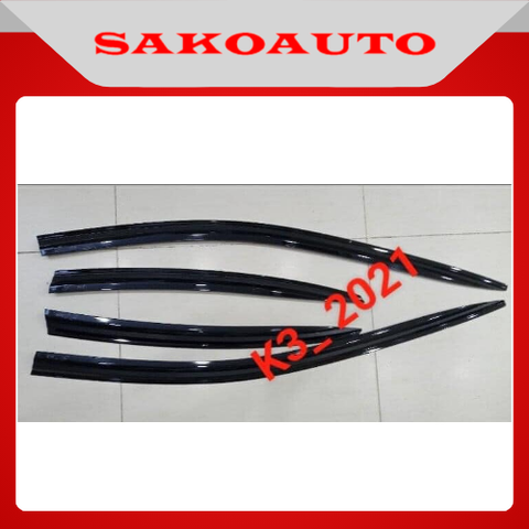 Vè che mưa Kia K3 2021 - 2024 màu đen ( bộ 4 cái )