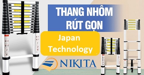 Thang nhôm Nikita đứng đầu thị trường thang giá rẻ
