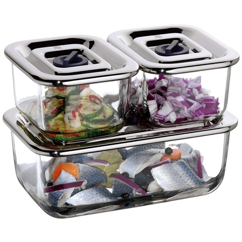 Bộ hộp đựng thức ăn bằng thủy tinh WMF