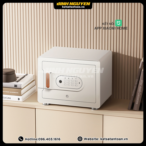 Hình ảnh thực tế két Xiaomi CRMCR 30MS màu trắng