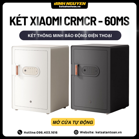 Két sắt Xiaomi CRMCR 60MS giúp bạn yên tâm khi tích trữ tài sản