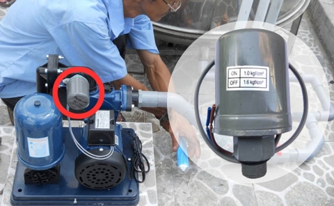 Công tắc áp suất máy bơm nước | Cấu tạo - nguyên lý hoạt động