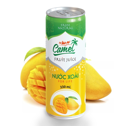 Processed: Camel mango juice 330ml