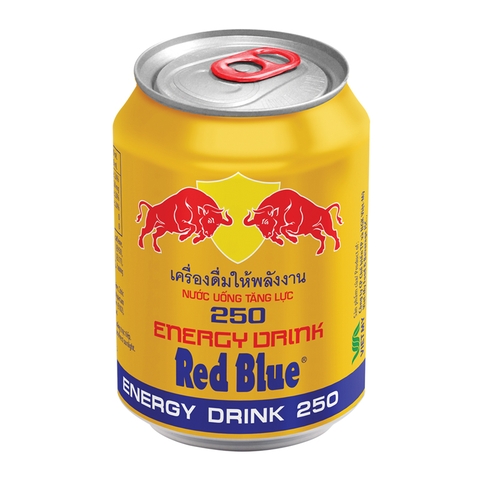 Red Blue energy drink