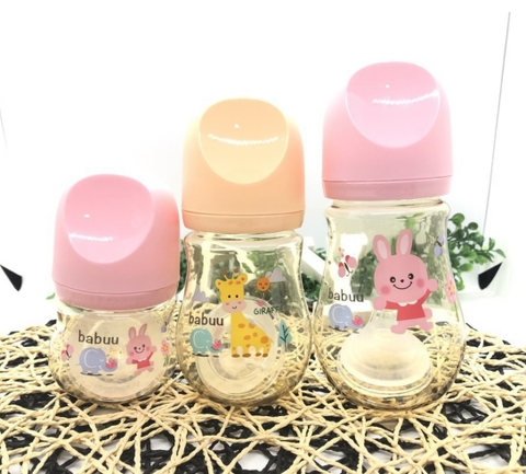Bình sữa PPSU Babuu Nhật Bản 90ml/210ml/270ml