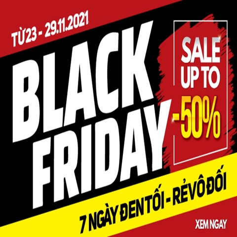 Flash Sale Ngày hội mua sắm trực tuyến Black Friday 2021