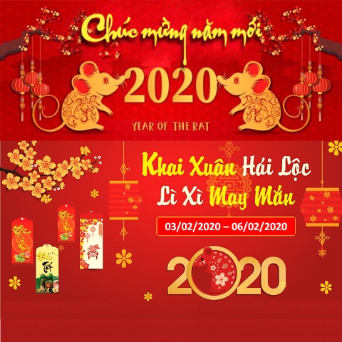 Khai Xuân Năm Mới Canh Tý 2020 -Khai Xuân Hái Lộc -Lì Xì May Mắn