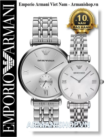 ⌚️Đồng Hồ Cặp Đôi Emporio Armani AR1819 - AR1682