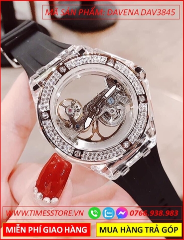 Đồng Hồ Davena Unisex Lộ Máy Cơ Tự Động