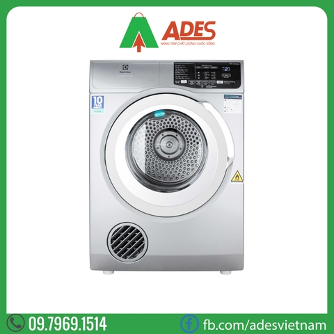 Máy Sấy Electrolux EDS805KQSA 8 Kg Màu xám