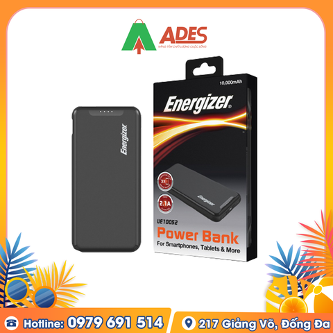 Sạc Dự Phòng Energizer 10,000mAh 3.7V Li-Polymer UE10052