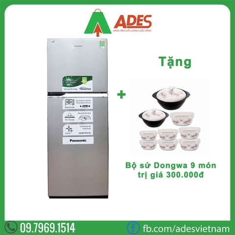 Tủ Lạnh Panasonic Inverter 238 Lít NR-BL267VSVN | Chính Hãng, Giá Rẻ