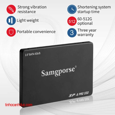 Ổ Cứng SSD SAMGPORSE 120GB SATA 3 hàng Chính hãng CHẤT LƯỢNG TẶNG KÈM CÁP SATA3