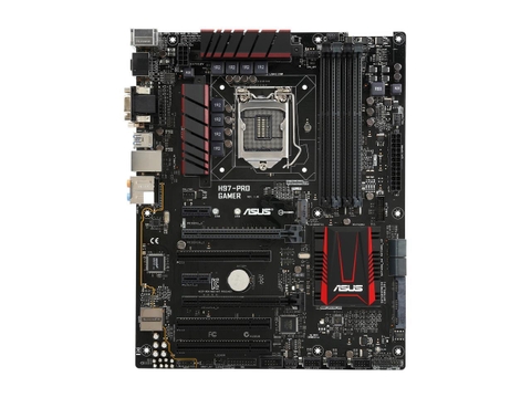 Bo mạch chủ Asus H97-PRO GAMER Socket 1150 support intel thế hệ thứ 4 thứ 5 core i3 i5 i7 DDR3 32GB có HDMI DVI