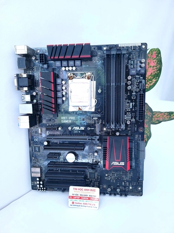 Bo mạch chủ Asus H97-PRO GAMER Socket 1150 support intel thế hệ thứ 4 thứ 5 core i3 i5 i7 DDR3 32GB có HDMI DVI