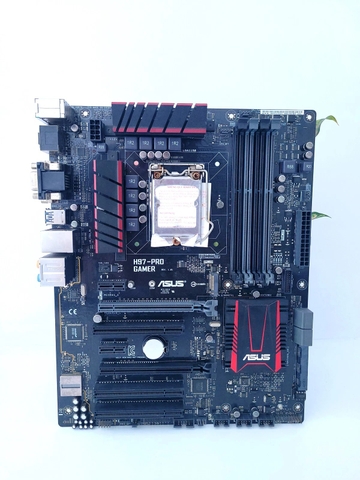 Bo mạch chủ Asus H97-PRO GAMER Socket 1150 support intel thế hệ thứ 4 thứ 5 core i3 i5 i7 DDR3 32GB có HDMI DVI