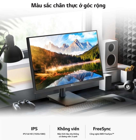 Màn hình 27 inh LG 27MP400 (27inch/FHD/IPS/75hz/5ms/250nits/HDMI+Dsub/Freesync)