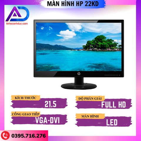 MÀN HÌNH VI TÍNH 21.5 INCH HP 22KD T3U88AA