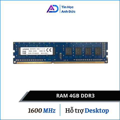 Thanh Ram PC DDR3 4GB Kingston, Kingmax, Samsung, Hynix