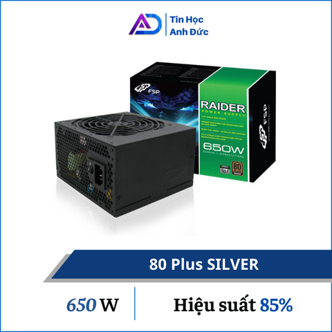 Nguồn Máy Tính FSP RAIDER 650W POWER SUPPLY