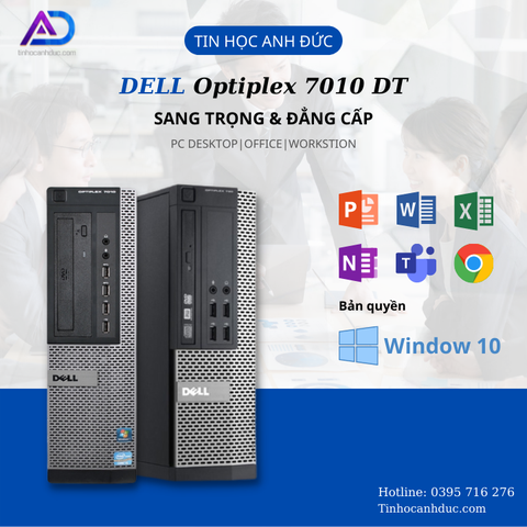 Máy Bộ Dell Optiplex 7010DT i7/8GB/SSD 256GB