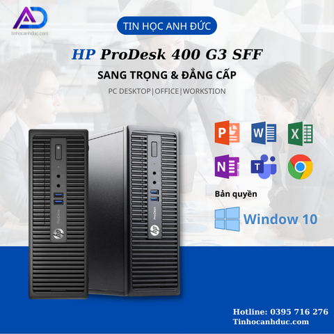 MÁY BỘ HP PRODESK 400 G3 I3 I5 I7 TH6 ĐA NHIỆM VĂN PHÒNG ĐỒ HOẠ GAMING