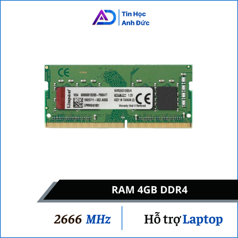 Ram Kingston DDR4 4GB Laptop Buss 2666 4GB